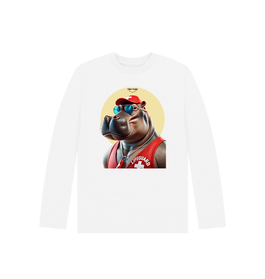 White Printed Kids T-Shirt