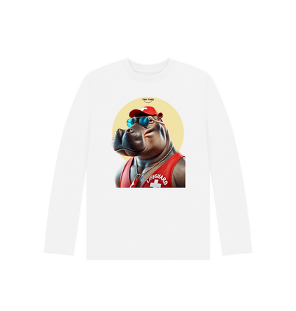 White Printed Kids T-Shirt