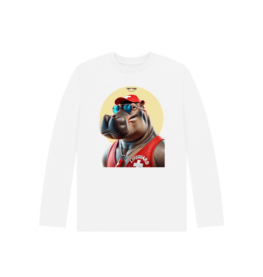 White Printed Kids T-Shirt