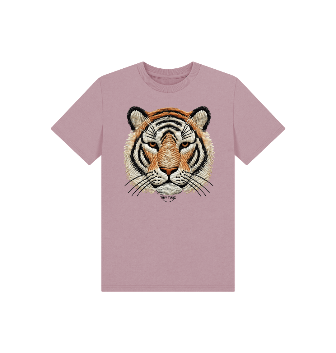 Mauve Printed Kids T-Shirt