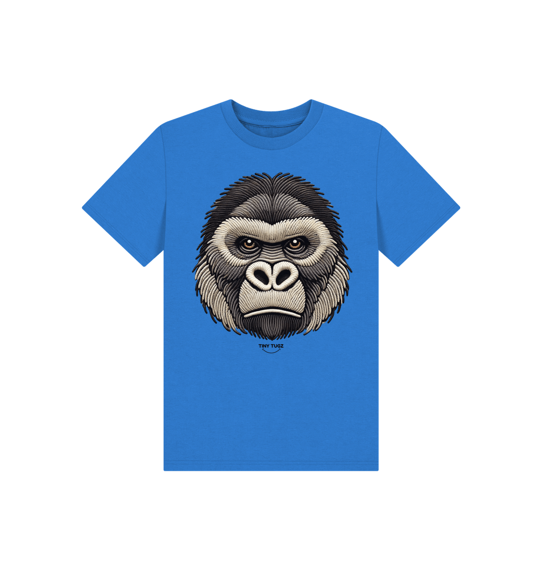 Bright Blue Printed Kids T-Shirt