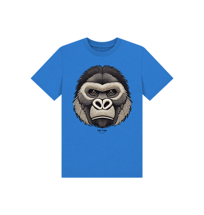 Bright Blue Printed Kids T-Shirt