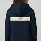 Tiny Tugz™ 100% Organic Cotton Teen Tracksuit – Stripe Logo – Navy