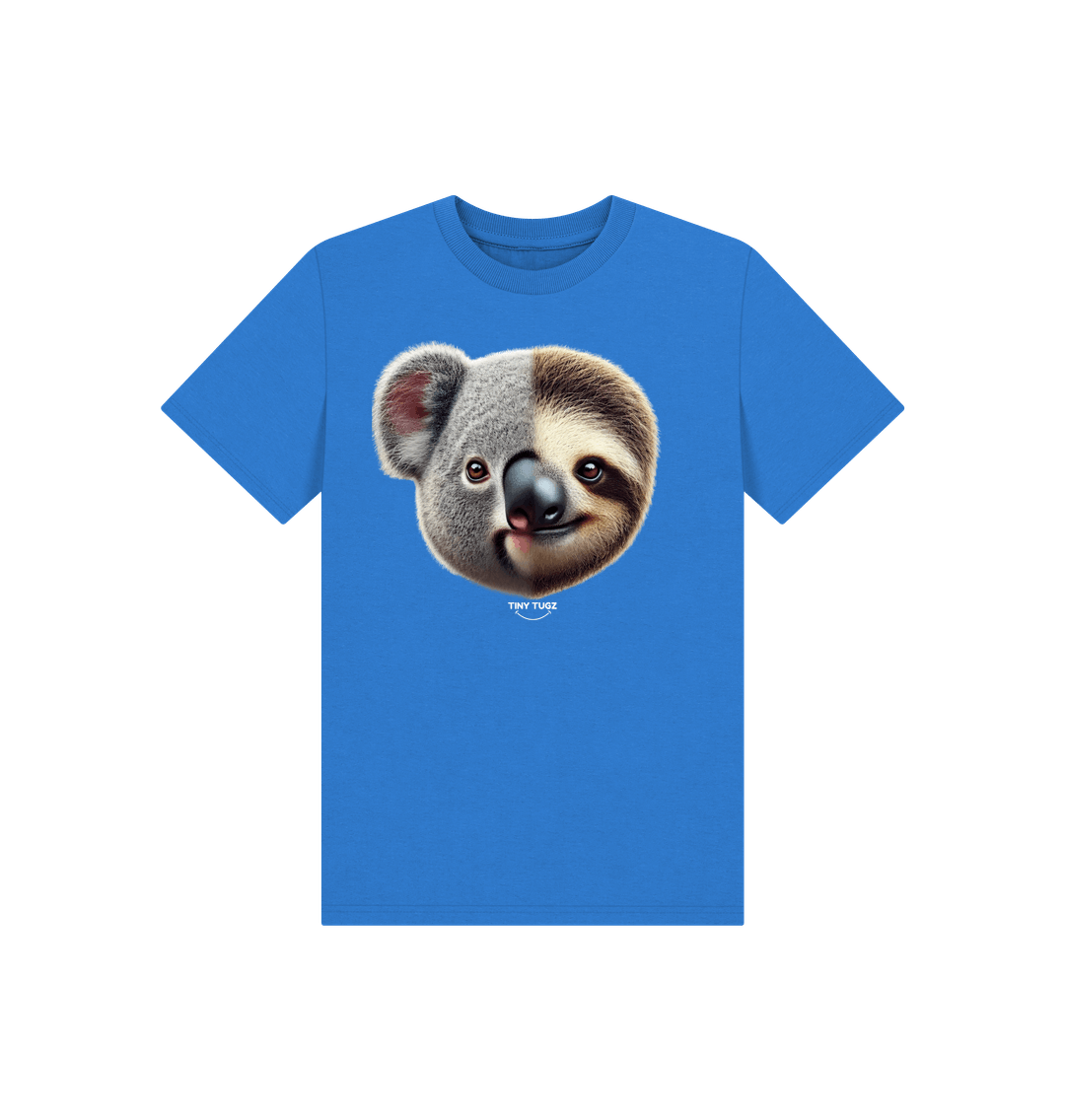 Bright Blue Printed Kids T-Shirt