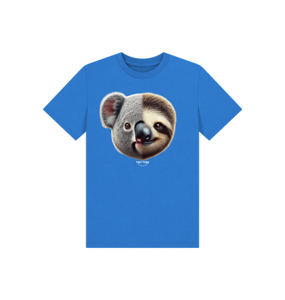 Bright Blue Printed Kids T-Shirt