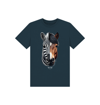 Denim Blue Printed Kids T-Shirt