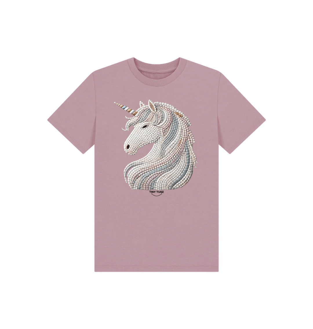 Mauve Printed Kids T-Shirt