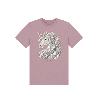 Mauve Printed Kids T-Shirt