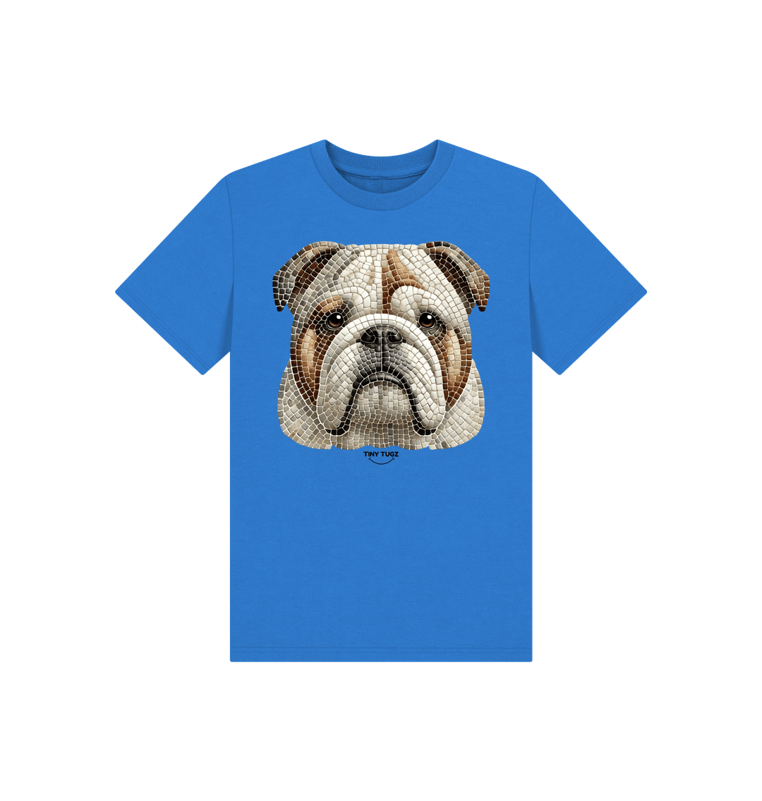 Bright Blue Printed Kids T-Shirt