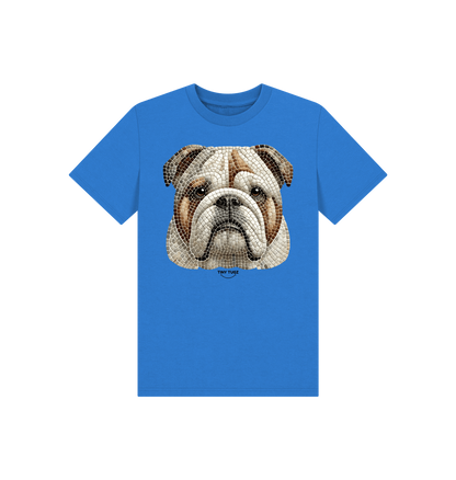 Bright Blue Printed Kids T-Shirt