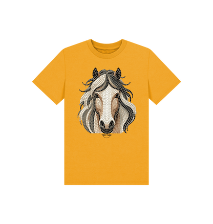 Mustard Printed Kids T-Shirt
