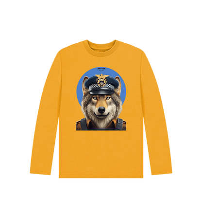 Mustard Printed Kids T-Shirt