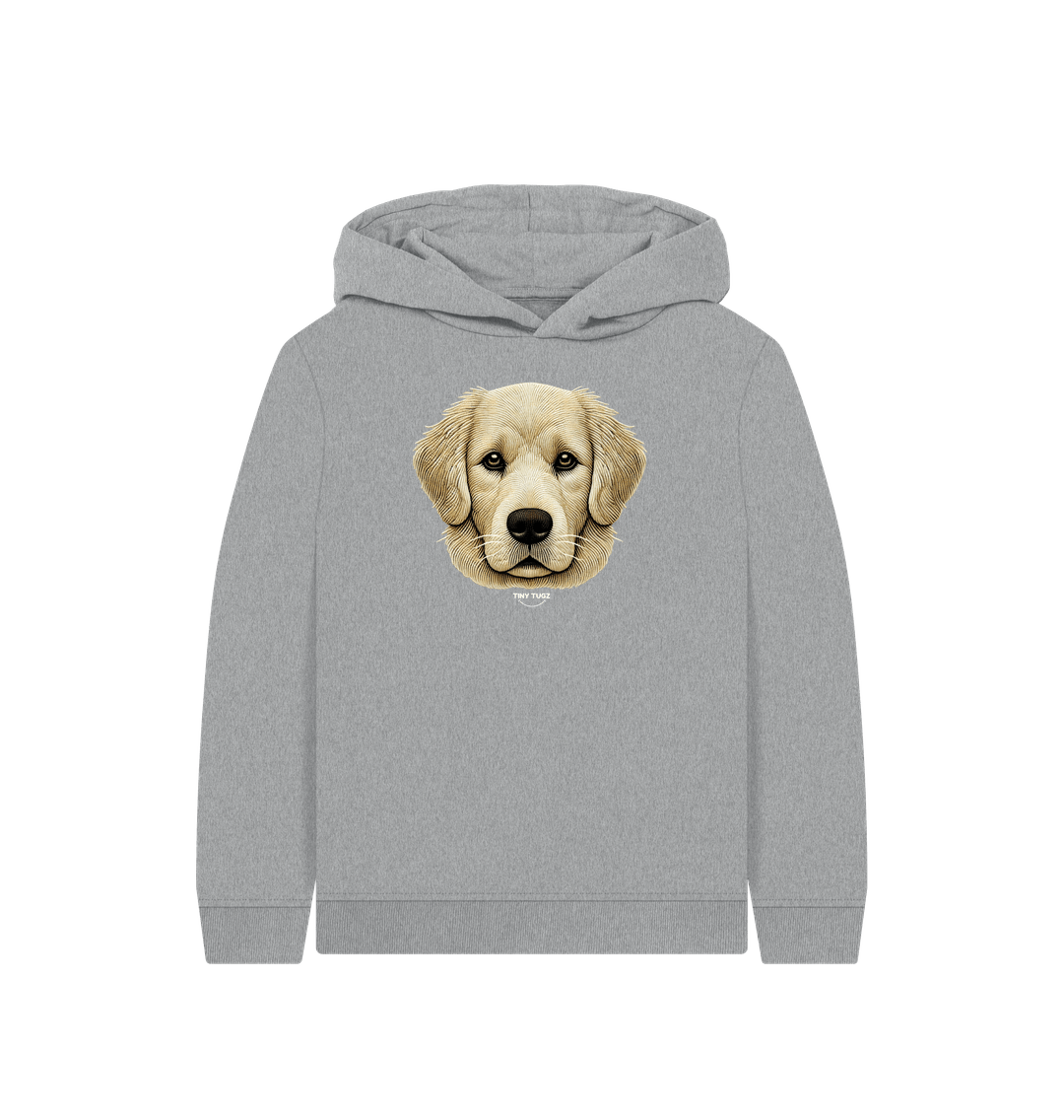 Athletic Grey Printed Kids Hoodie