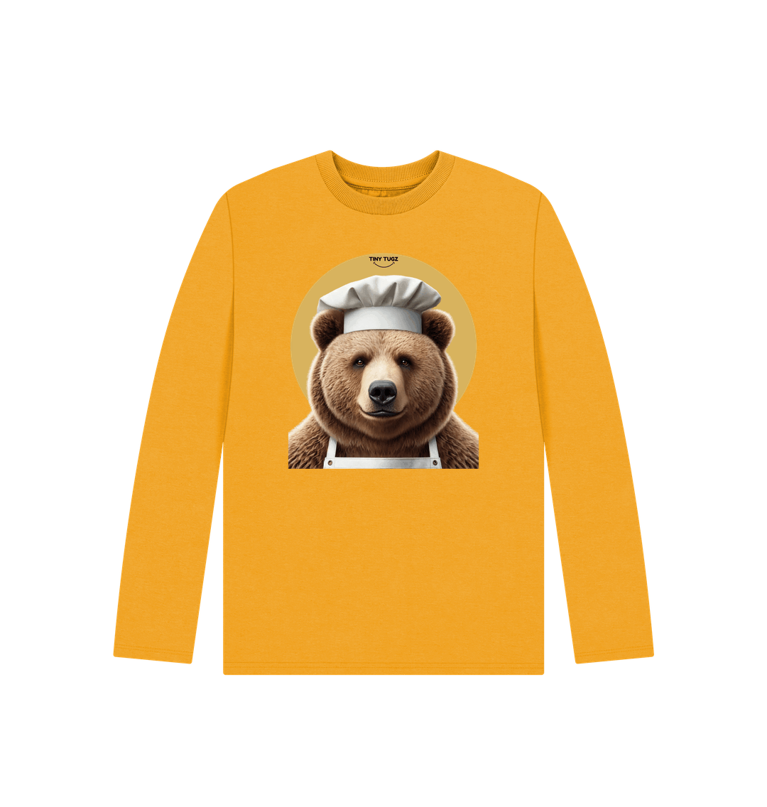 Mustard Printed Kids T-Shirt
