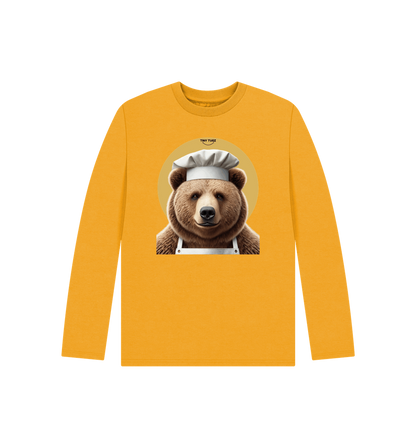 Mustard Printed Kids T-Shirt