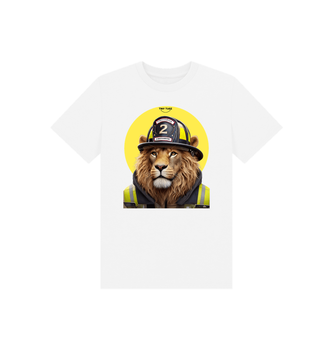 White Printed Kids T-Shirt