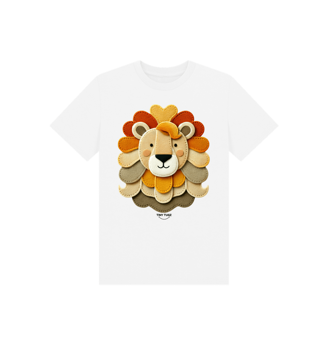 White Printed Kids T-Shirt