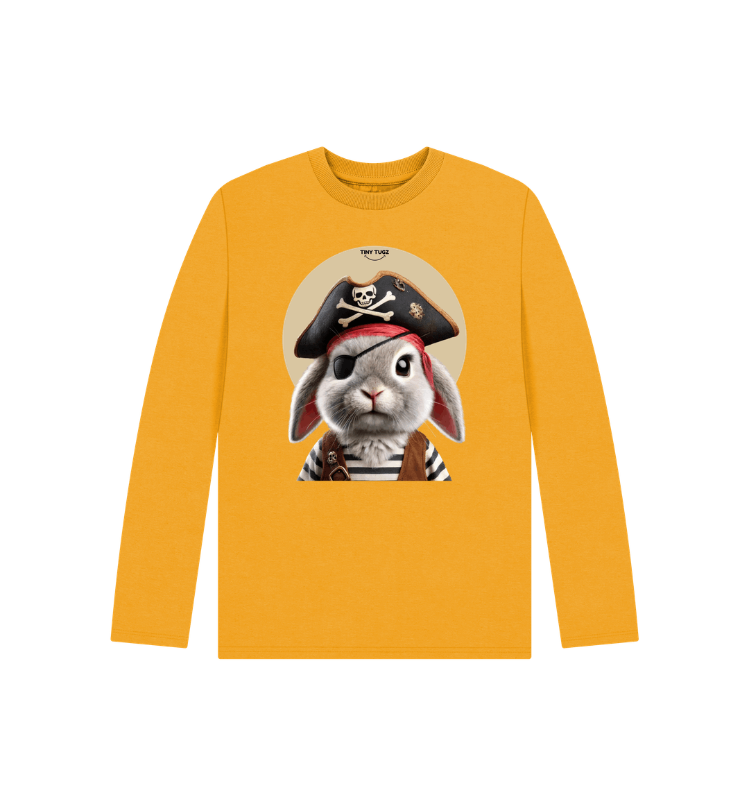 Mustard Printed Kids T-Shirt