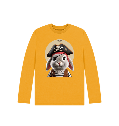 Mustard Printed Kids T-Shirt