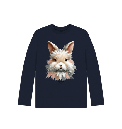 Navy Blue Printed Kids T-Shirt