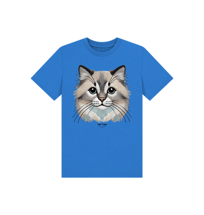 Bright Blue Printed Kids T-Shirt