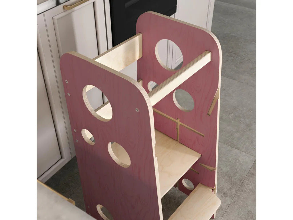 Tall Adjustable Learning Tower (89cm) – 3-in-1 Montessori Kitchen Helper