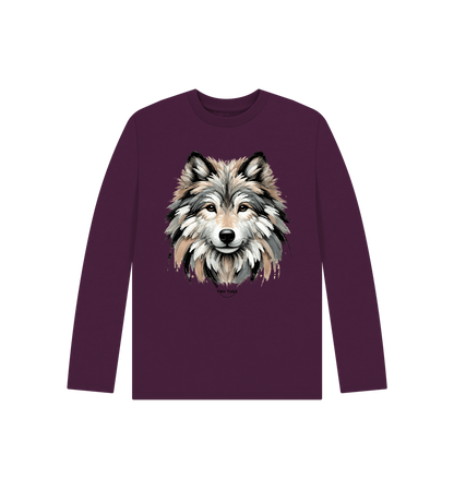 Purple Printed Kids T-Shirt