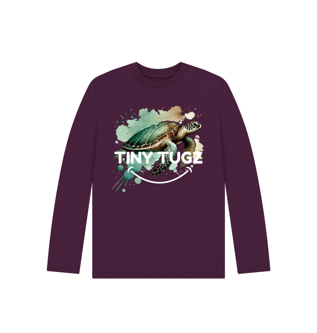 Purple Printed Kids T-Shirt