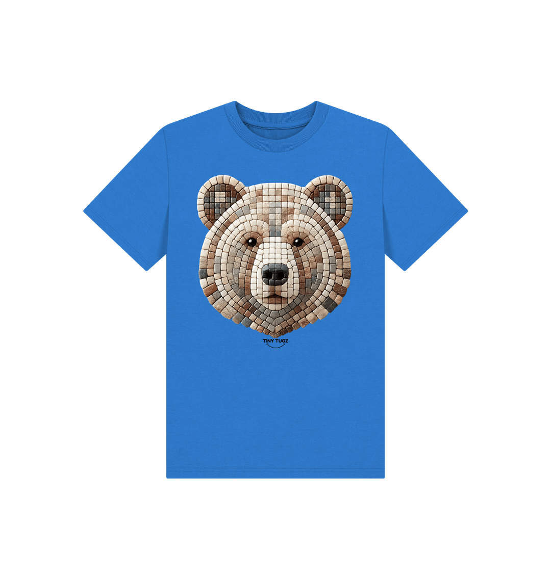 Bright Blue Printed Kids T-Shirt