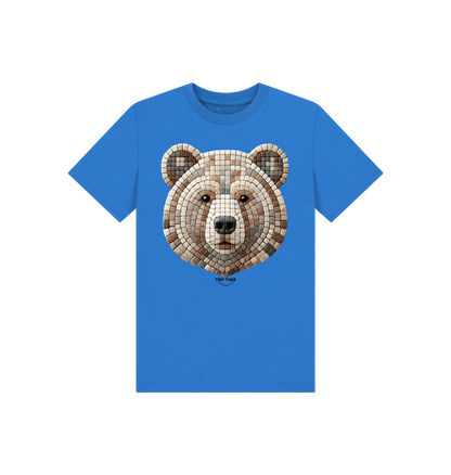 Bright Blue Printed Kids T-Shirt