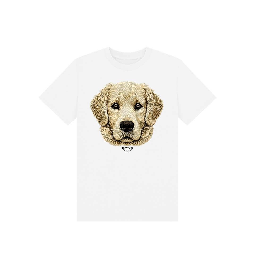 White Printed Kids T-Shirt