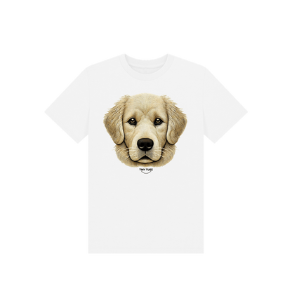 White Printed Kids T-Shirt