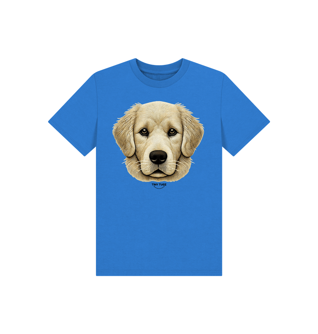 Bright Blue Printed Kids T-Shirt