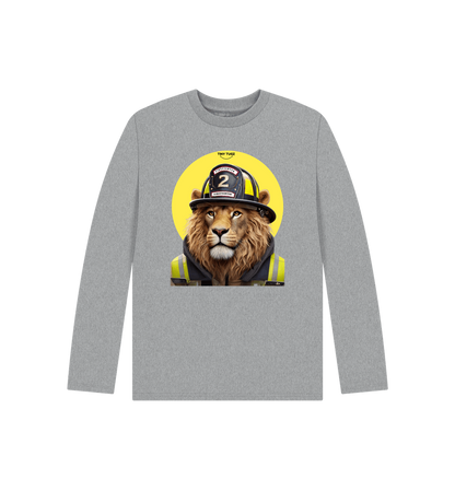 Athletic Grey Printed Kids T-Shirt