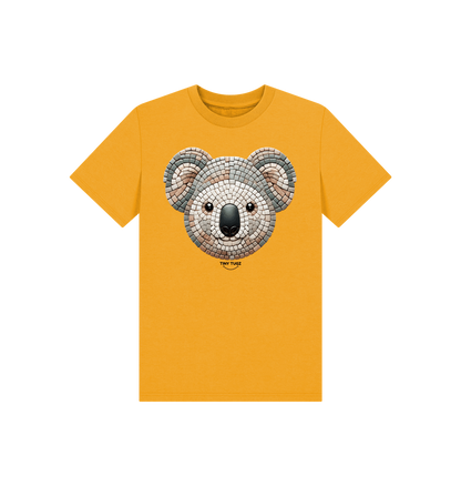 Mustard Printed Kids T-Shirt