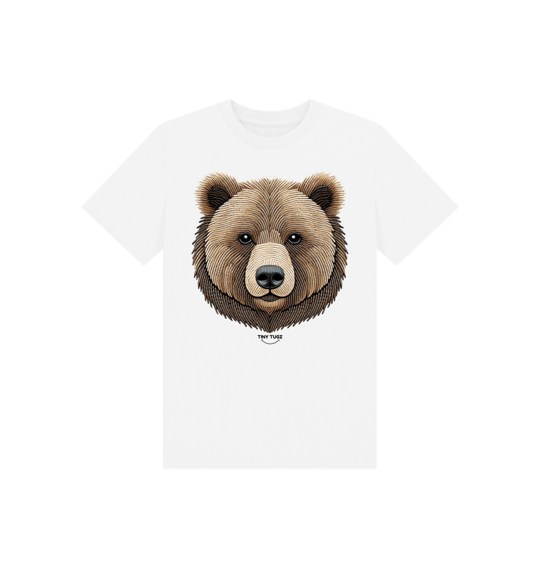 White Printed Kids T-Shirt