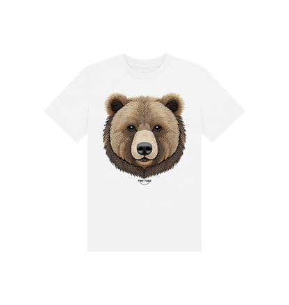 White Printed Kids T-Shirt