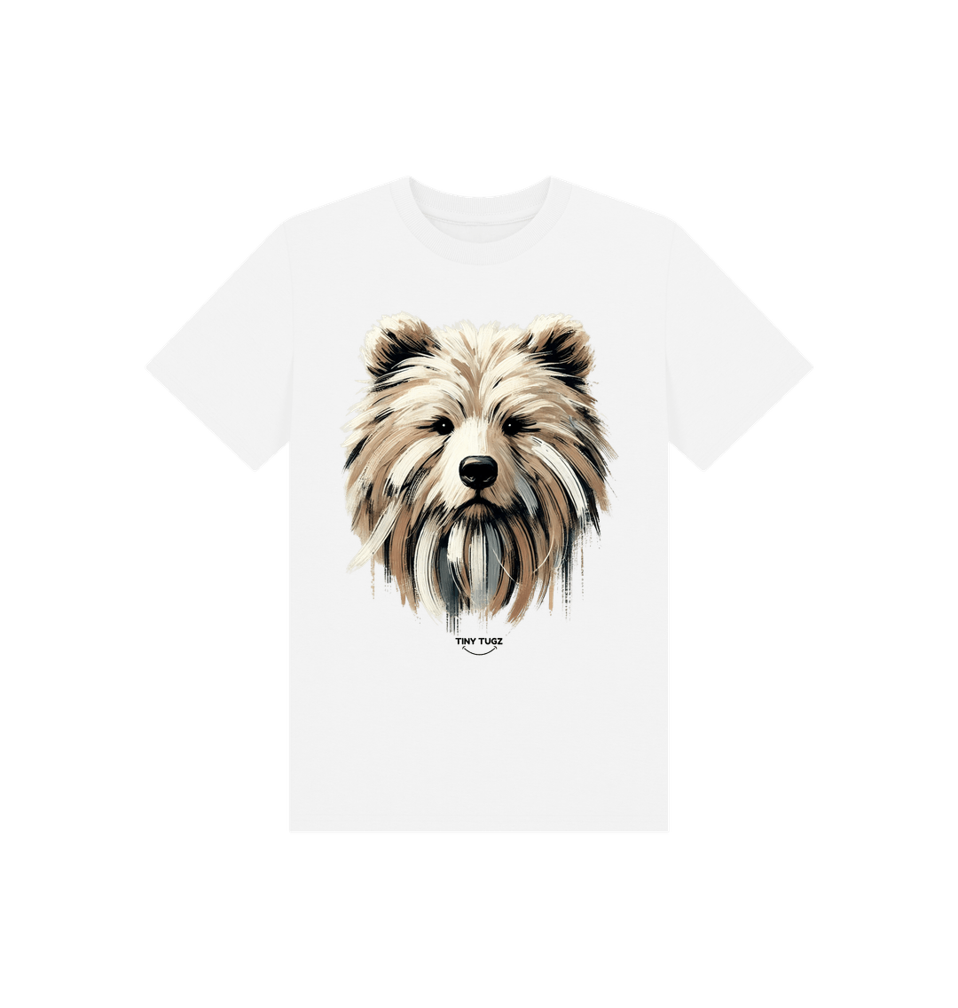 White Printed Kids T-Shirt