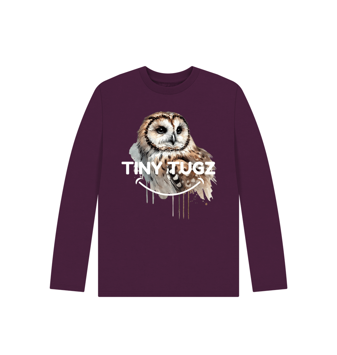 Purple Printed Kids T-Shirt