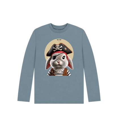 Stone Blue Printed Kids T-Shirt