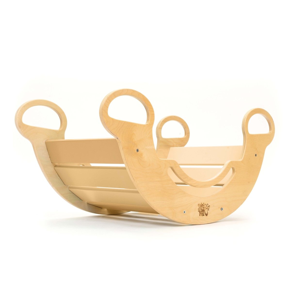 5-in-1 Wooden Balance Rocker & Swing – 110kg Capacity - Tiny Tugz™