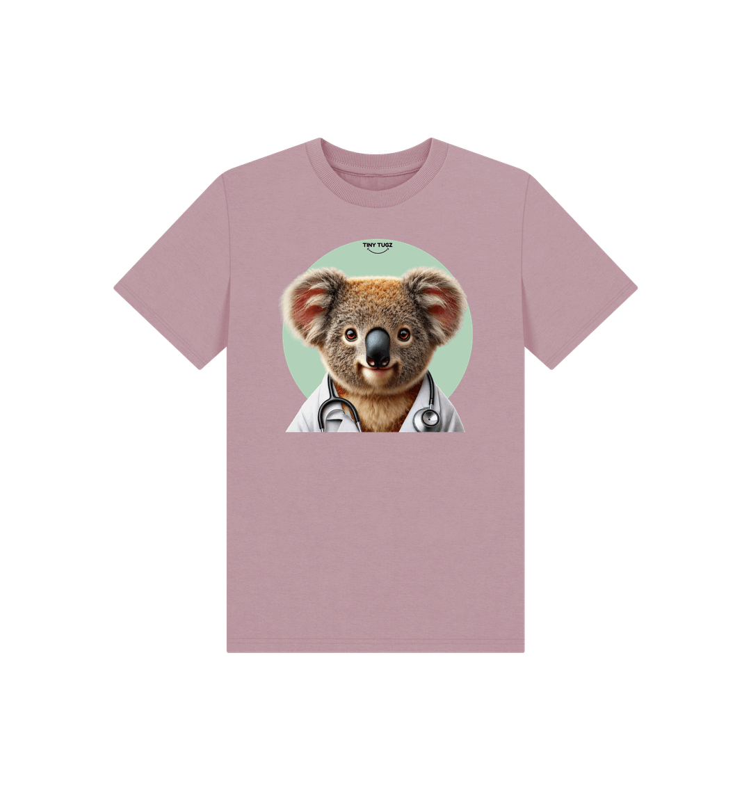 Mauve Printed Kids T-Shirt