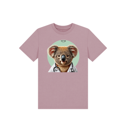 Mauve Printed Kids T-Shirt