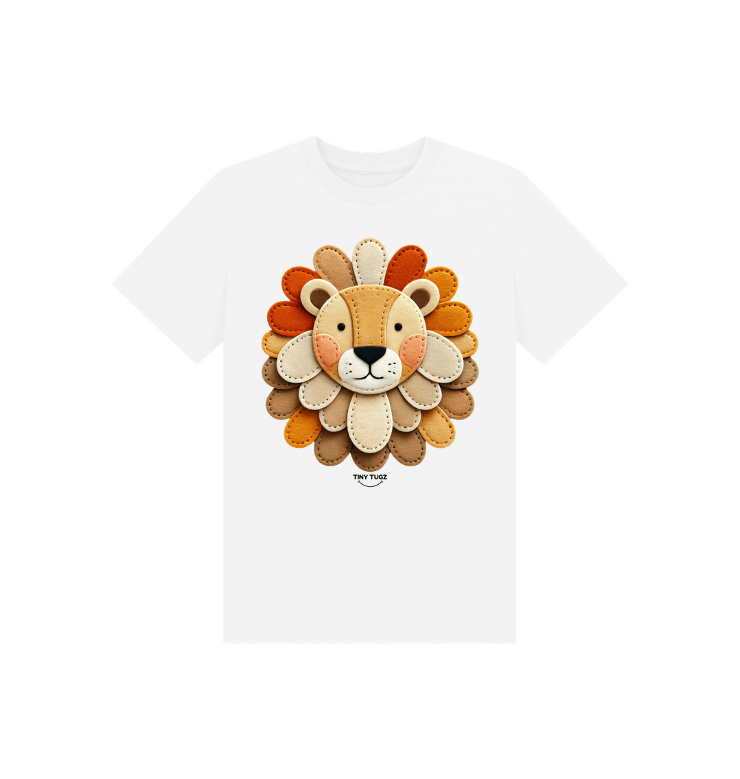 White Printed Kids T-Shirt