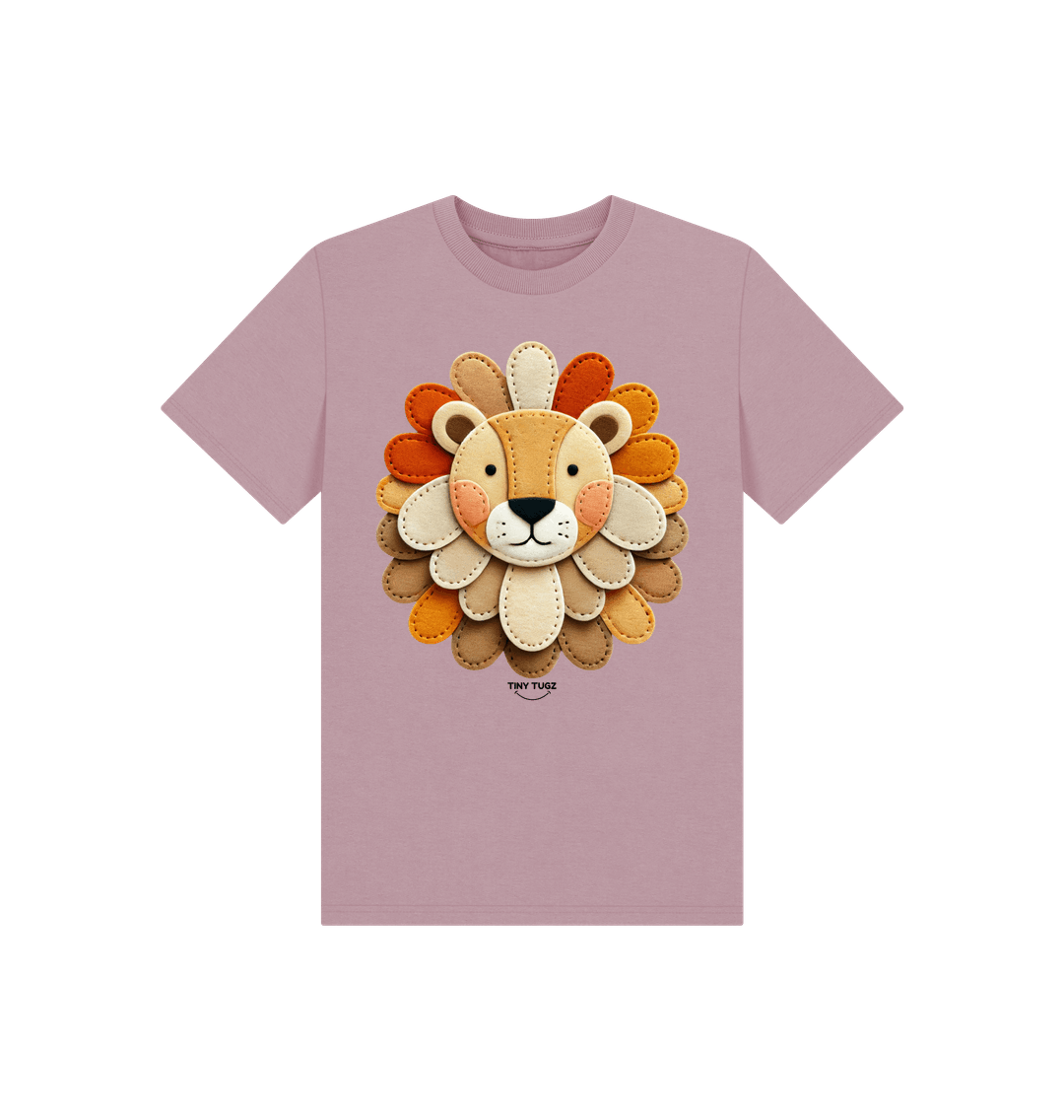 Mauve Printed Kids T-Shirt