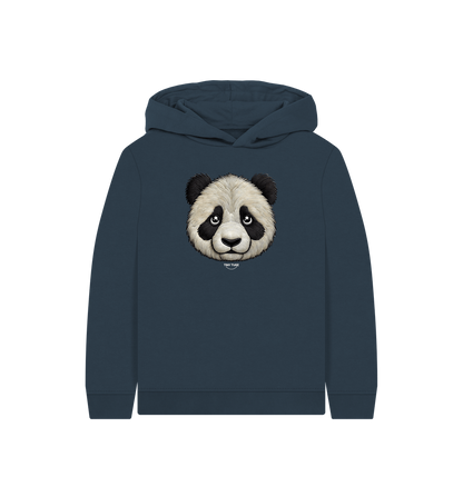 Navy Blue Printed Kids Hoodie