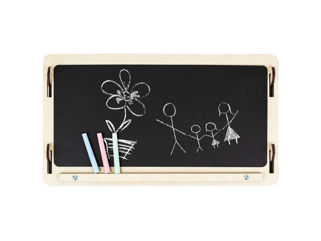 Wooden Busy Board House – 6-Panel Montessori Activity Playhouse