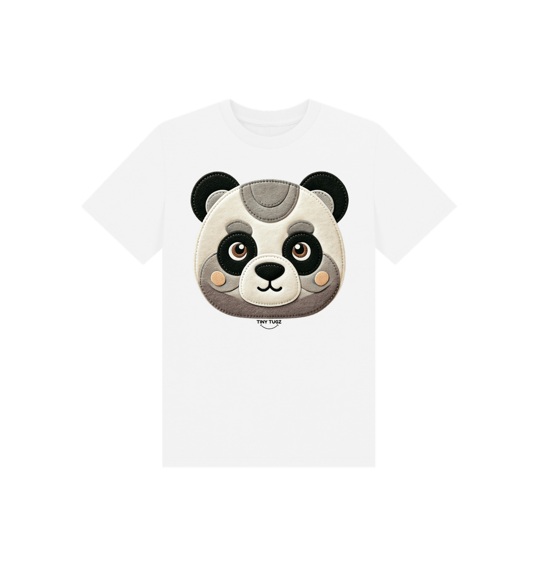 White Printed Kids T-Shirt