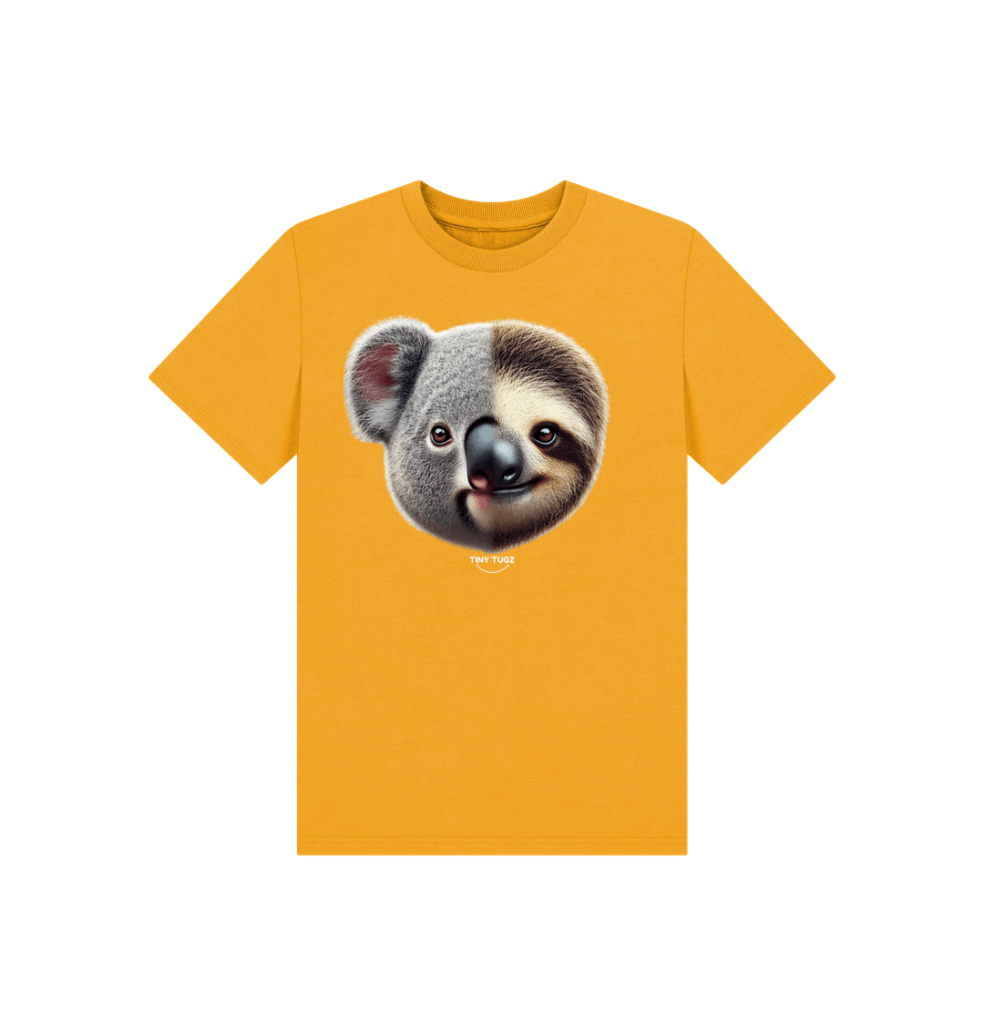 Mustard Printed Kids T-Shirt