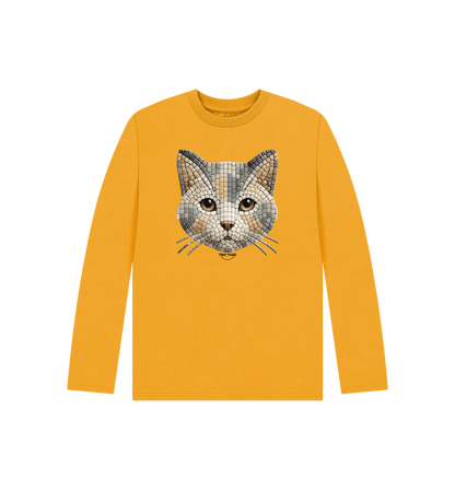 Mustard Printed Kids T-Shirt